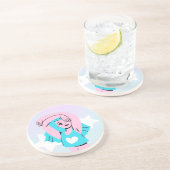 サンドストーンのコースターに転写アート コースター (側面)