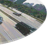 サンドストーンのシカゴ交通 カッティングボード (角)