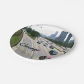 サンドストーンのシカゴ交通 ペーパープレート (アングル)