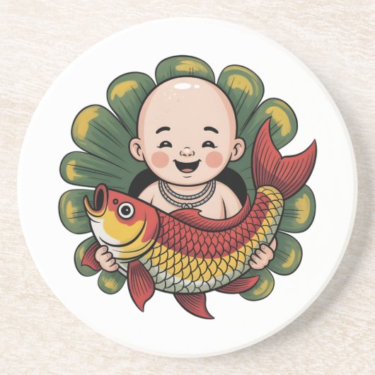 サンドストーンコースター | ラッキーボーイコイ (正面)