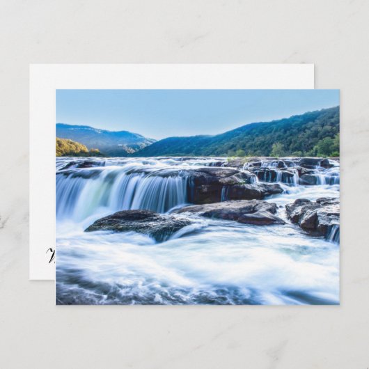 サンドストーン秋、ウェストバージニアはがき ポストカード (正面/裏面)