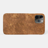 サンドストーン ブラウン デザイン Case-Mate iPhoneケース (裏面(横))