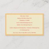 サンドスモークシガーショップ名刺 名刺 (裏面)