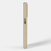 サンドソリッドカラーコーヒーブラウンイニシャル Case-Mate iPhoneケース (裏面 / 右)