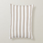 サンドタンタウペホワイトコーストストライプのア航海のリング アクセントクッション (裏面(縦))