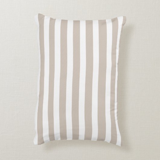 サンドタンタウペホワイトコーストストライプのア航海のリング アクセントクッション (裏面(縦))