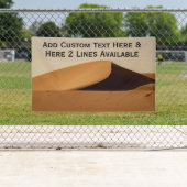 サンドダニーズデザートランドスケープカスタム文字 横断幕 (インサイチュ)