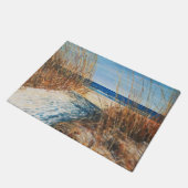 サンドダネスアートビーチハウスコースタルデコール ドアマット (アングル)