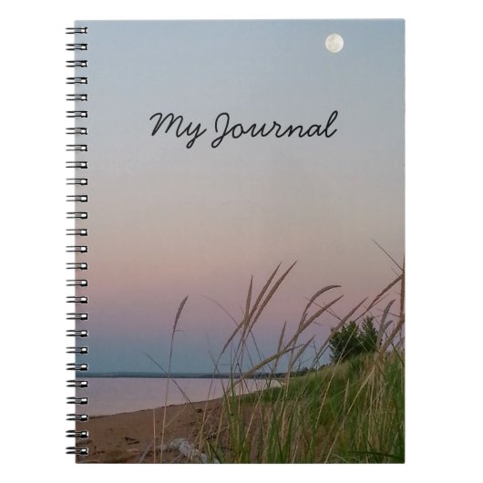 サンドダネスオンザビーチフルムーン ノートブック (正面)