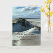 サンドダネスライトハウスパストランザベーション カード (黄色い花)