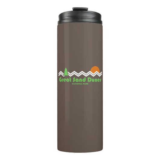 サンドダネ素晴らしスナショナルパークレトロ タンブラー (正面)