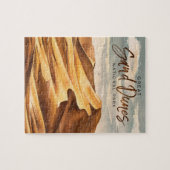 サンドダネ素晴らしス国立公園ウォーターカラーアート ジグソーパズル (横)