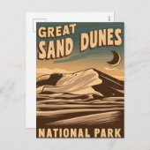 サンドダネ素晴らしス国立公園マジカルナイト シーズンポストカード (正面/裏面)