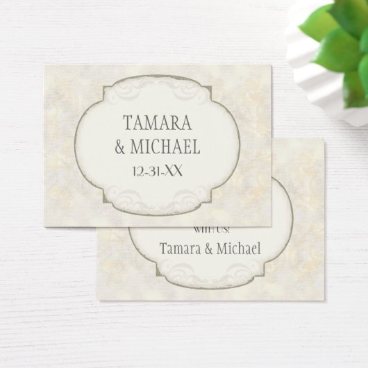 サンドダマスク海航海のビーチをテーマ結婚にした (デスク)