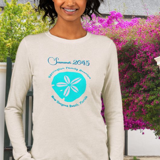 サンドダラー家族ビーチ再会記念品 トライブレンドTシャツ