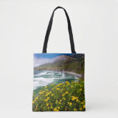 サンドダラー海岸の上の花 トートバッグ (正面)