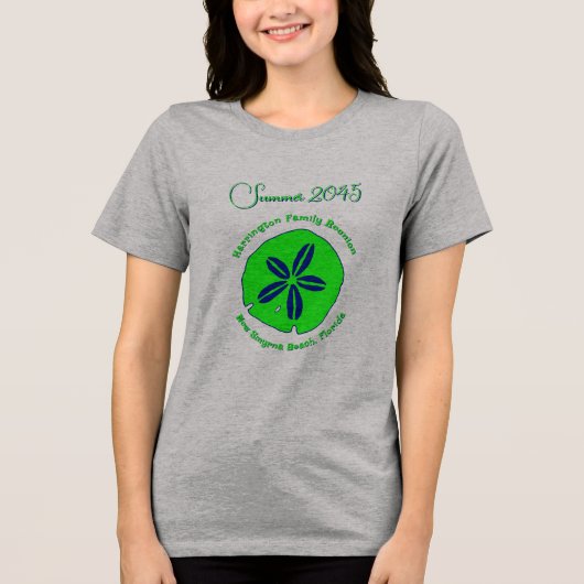 サンドダラー 家族の絆の引き出し物 トライブレンドＴシャツ (正面)