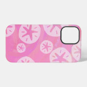 サンドダラー 白とピンク iPhoneケース (裏面横)