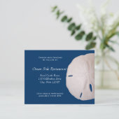 サンドダラー 結婚式の披露宴 エンクロージャーカード (スタンド正面)