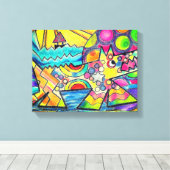 サンドッグ#2 キャンバスプリント (インサイチュ (ウッドフロア))