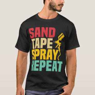 サンドテープスプレーリピート自動体画家テクニシア Tシャツ