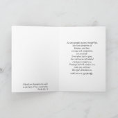 サンドデューンフットプリントズ悔やみや弔慰 カード (内部)