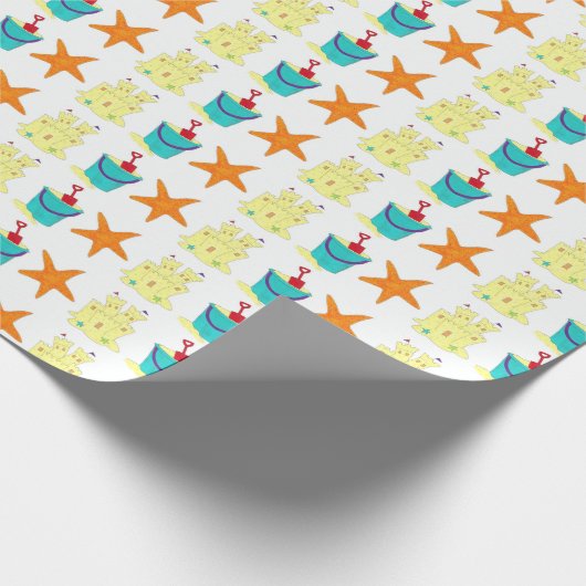 サンドトイズビーチサンドキャッスルヒトシャベルペール ラッピングペーパー (角)