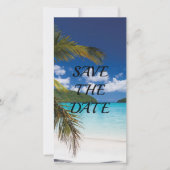 サンドトロピカルビーチ結婚式保存日 サンキューカード (正面)