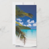 サンドトロピカルビーチ結婚式保存日 サンキューカード (裏面)