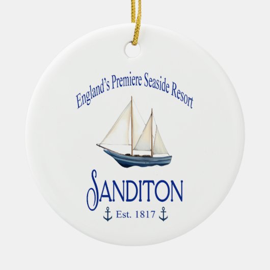 サンドトンシーサイドリゾートセラミックオーナメント セラミックオーナメント (正面)