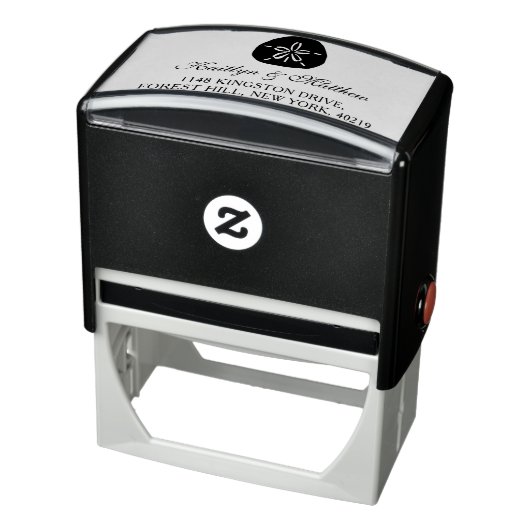 サンドドエレガントルビーチ結婚式差出人住所 セルフインキングスタンプ (商品)