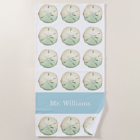 サンドドカスタムルビーチ氏 ビーチタオル (正面)