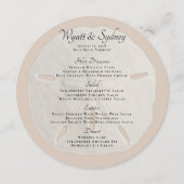 サンドドカスタムル結婚テンプレートラウンド メニュー (正面)