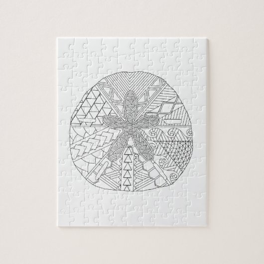 サンドドルアダルトカラーリングパズル ジグソーパズル (縦)