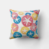 サンドドルイエローレッドブルー クッション (裏面)