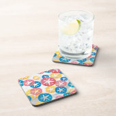 サンドドルイエローレッドブルー コースター (右側)