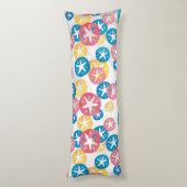 サンドドルイエローレッドブルー ボディピロー (裏面 (縦))