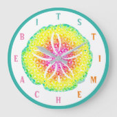 サンドドルウォールクロック ラージ壁時計 (正面)