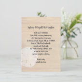 サンドドルウッドビーチウォーズ記念日招待状 招待状 (スタンド正面)