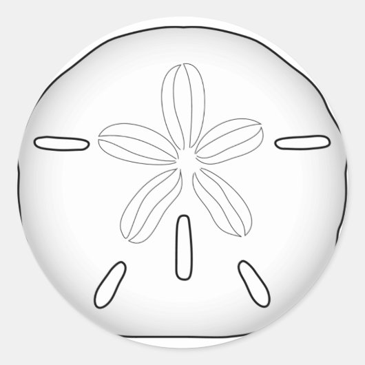 サンドドルエンベロープのクロージャ ラウンドシール (正面)