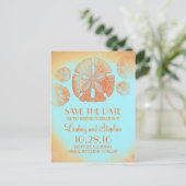 サンドドルオレンジビーチ日付はがきを保存 案内ポストカード (スタンド正面)