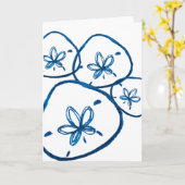 サンドドルカード カード (黄色い花)