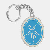 サンドドルキーチェーカスタマイズン – 戻る キーホルダー (正面左)