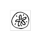 サンドドルシェル海ビーチ ラバースタンプ (インプリント)