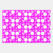 サンドドルシーコーラルトロピカルカラー ラッピングペーパーシート (正面2)