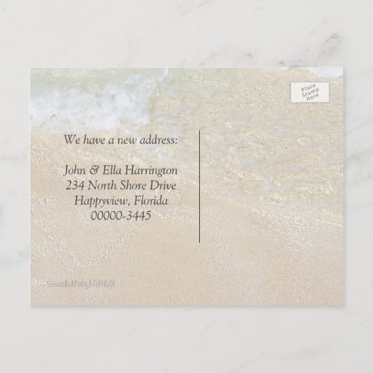 サンドドルシーサイドライフスタイルニューアドル 案内ポストカード (裏面)