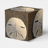 サンドドルシーシェルパーティー好意カスタムギフトボックス フェイバーボックス (裏面サイド)