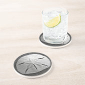 サンドドルシーシェルビーチドリンクコースター コースター (側面)