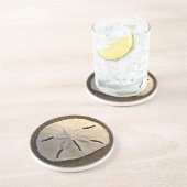 サンドドルシーシェルビーチドリンクコースター コースター (側面)