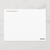 サンドドルシーシェルビーチポストカード ポストカード (裏面)